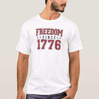 1776年以来の自由 アメリカ独立記念日 Tシャツ