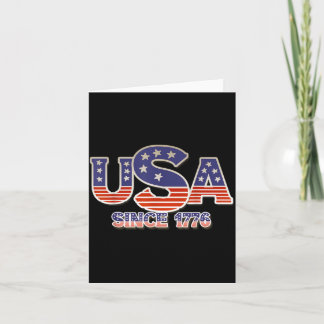 1776年以来のUSA アメリカ独立記念日 7月4日 カード