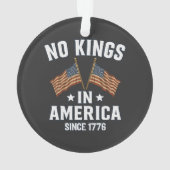 1776年以来アメリカに王はいない オーナメント (裏面)