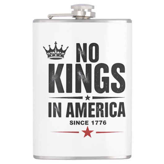 1776年以来アメリカに王はいない フラスク (正面)