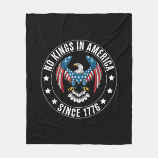 1776年以来アメリカに王はいない フリースブランケット