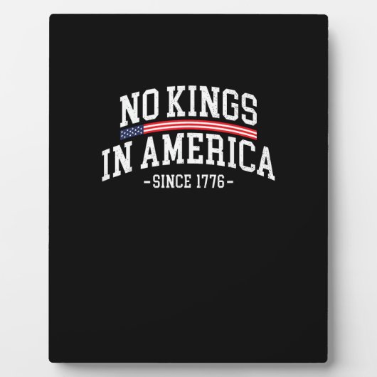 1776年以来アメリカに王はいない 自由の精神 ルック フォトプラーク (正面)