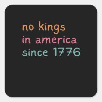 1776年以来アメリカに王はいない 自由 反君主制 スクエアシール