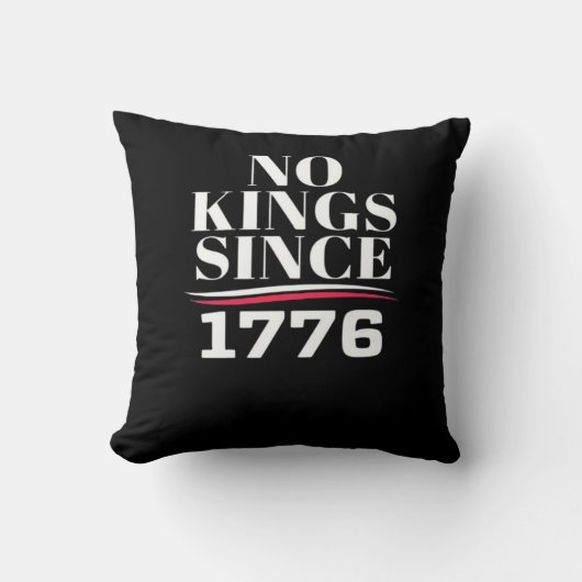 1776年以来アメリカに王様はいない #1 クラシック クッション (正面)