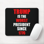1776年以来最悪の大統領はトランプ マウスパッド (マウス)