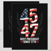 1776年以来最高の大統領 45 47 愛国 (正面/裏面)