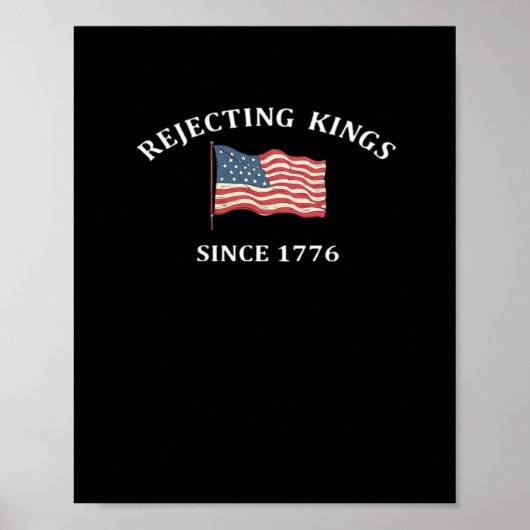 1776年以来王政を拒否し続ける2 クラシック ポスター (正面)