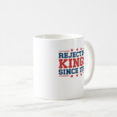 1776年以来王政を拒絶 ヴィンテージ クラシックスタイル コーヒーマグカップ (正面右)