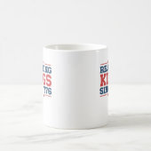 1776年以来王政を拒絶 ヴィンテージ クラシックスタイル コーヒーマグカップ (中央)