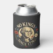 1776年以来王様はいない アメリカの民主主義抗議 缶クーラー (缶正面)