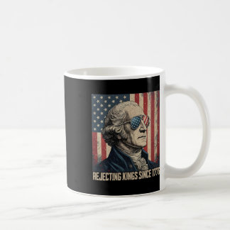 1776年以来王様を拒否しているアメリカ国旗 7月4日 コーヒーマグカップ