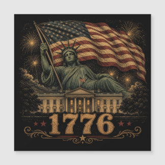 1776年愛国アメリカ国旗自由の女神マグネット