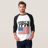 1776年愛国者Tシャツ Tシャツ (正面フル)