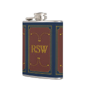 1776年結婚コレクションモノグラムの フラスク (左)