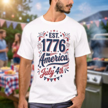 1776年7月4日の赤白青