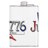 1776年7月4日スターズ&ストライプ フラスク (裏面)