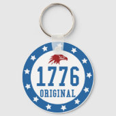 1776年7月4日バッジ キーホルダー (裏面)