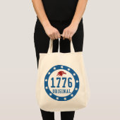 1776年7月4日バッジ トートバッグ (正面(商品))