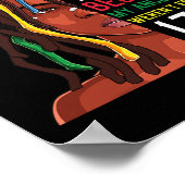 1776年7月4日ブラック ポスター (角)