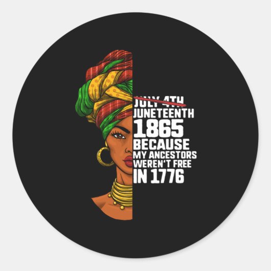 1776年7月4日ブラック ラウンドシール (正面)