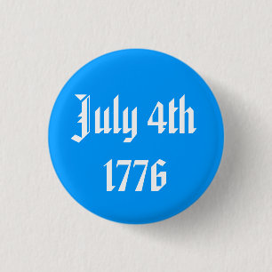 1776年7月4日ボタン 缶バッジ