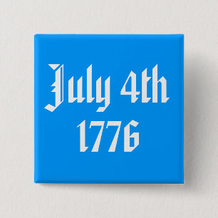 1776年7月4日ボタン 缶バッジ