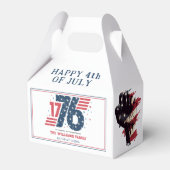 1776年7月4日独立記念日パーティー フェイバーボックス (正面サイド)