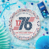 1776年7月4日独立記念日パーティー ペーパープレート (パーティー)