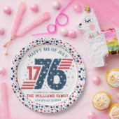 1776年7月4日独立記念日パーティー ペーパープレート (パーティー)