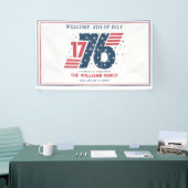 1776年7月4日独立記念日パーティー 横断幕 (トレードショー)