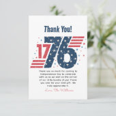 1776年7月4日独立記念日 サンキューカード (スタンド正面)
