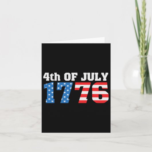 1776年7月4日 カード (正面)
