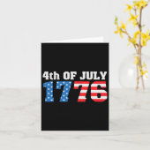 1776年7月4日 カード (黄色い花)