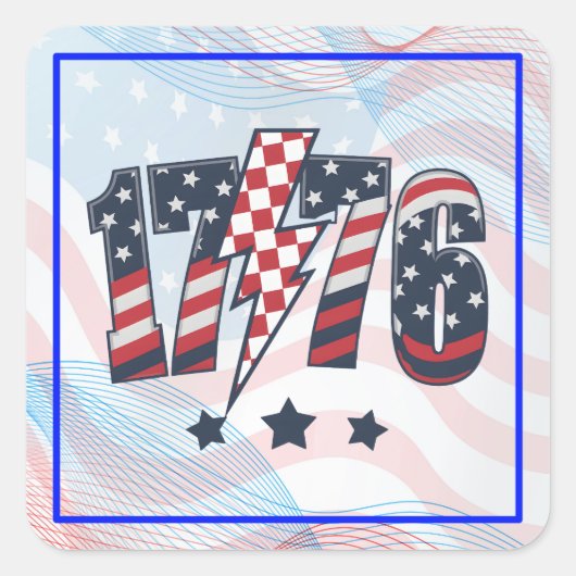 1776年7月4日 スクエアシール (正面)