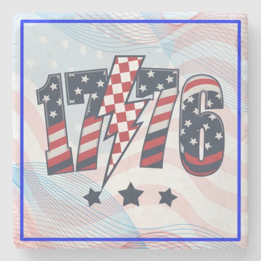 1776年7月4日 ストーンコースター (正面)
