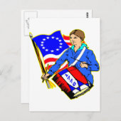 1776年、独立戦争 ポストカード (正面/裏面)