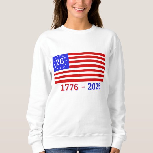 1776年～2026年5月16日 スウェットシャツ (正面)