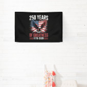 1776年~2026年 偉大なる250年 250周年記念 横断幕 (インサイチュ)