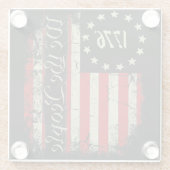 1776我々国民 ガラスコースター (裏面)