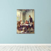 1776書年の独立宣言 キャンバスプリント (インサイチュ (ウッドフロア))