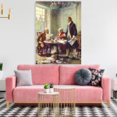 1776書年の独立宣言 キャンバスプリント (インサイチュ (リビング))