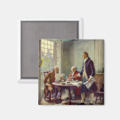 1776書年の独立宣言 マグネット (正面/裏面)