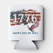 1776独立記念日アメリカ国旗はげ鷲 缶クーラー (裏面)