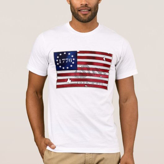 1776米国旗 Tシャツ (正面)