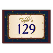 1776結婚のコレクション（表の番号） テーブルナンバー (裏面)