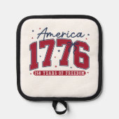 1776 アメリカの自由の250年 鍋敷き (正面)
