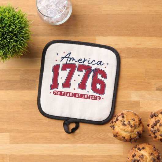 1776 アメリカの自由の250年 鍋敷き (トップダウン)