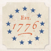 1776 アメリカンスターズ ペーパーコースター (正面)