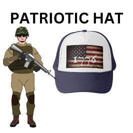 1776 アメリカ国旗 愛国 トラッカー ハット
