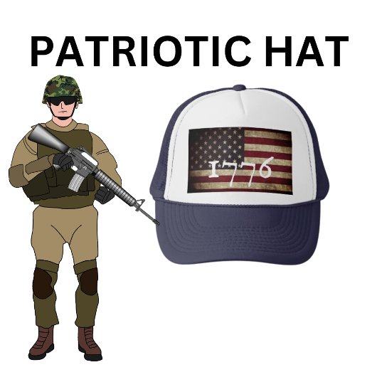 1776 アメリカ国旗 愛国 トラッカー ハット